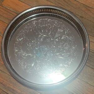 Classic Silver Plated Serving Tray